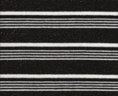 Полотно трикотажное Акрил цветной, полоска с люрексом, с 5% лайкрой, 250гр, рулон(шир160см)