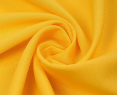 Ткань Габардин 230 шир 150см рул 50м гладь (Желтый 0643)