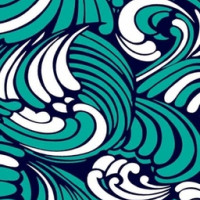 Полотно трикотажное Кулирка 30/1 набивная в рулоне  в Санкт-Петербурге