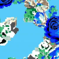 Полотно трикотажное Кулирка 30/1 набивная в рулоне  в Санкт-Петербурге